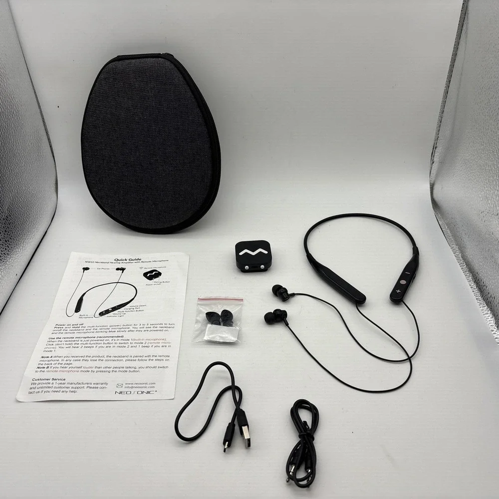 Neosonic Neckband Listener NW10 Hearing Amplifier With Wireless Microphone